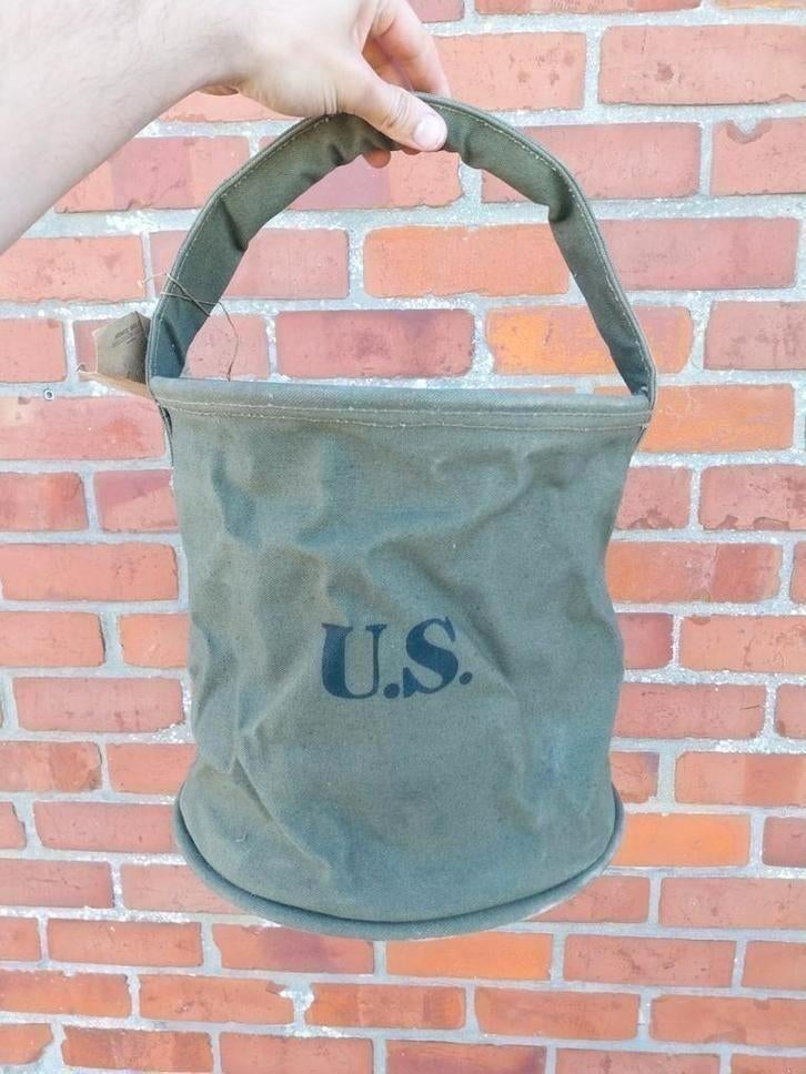 US ww2 water bucket 40-45, Verzamelen, Ophalen of Verzenden