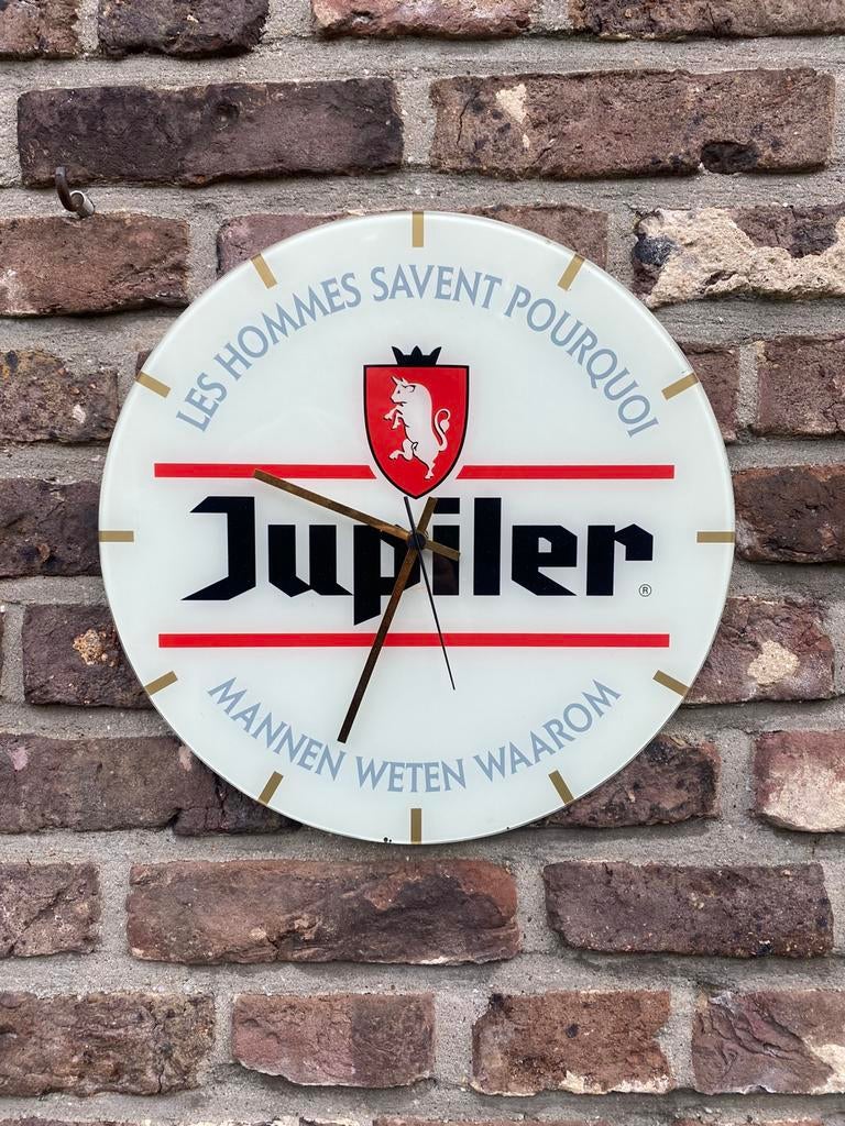 JUPILER horloge, Collections, Marques de bière, Enlèvement ou Envoi, Utilisé, Panneau, Plaque ou Plaquette publicitaire, Jupiler
