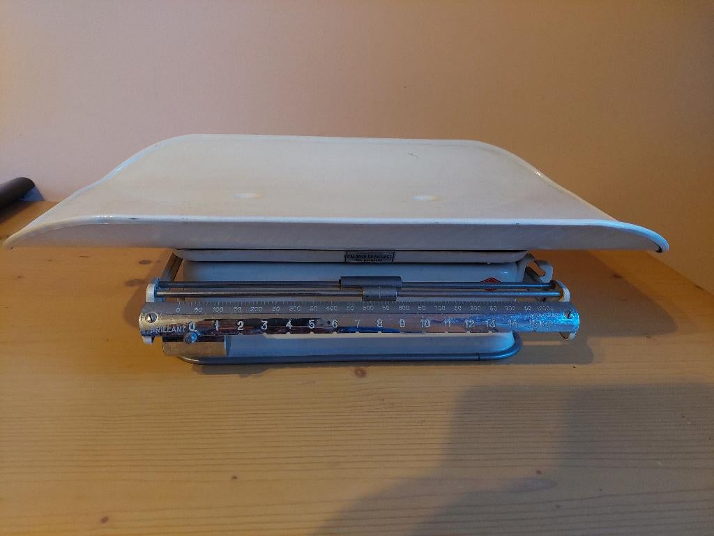 vintage babyweegschaal, Ophalen