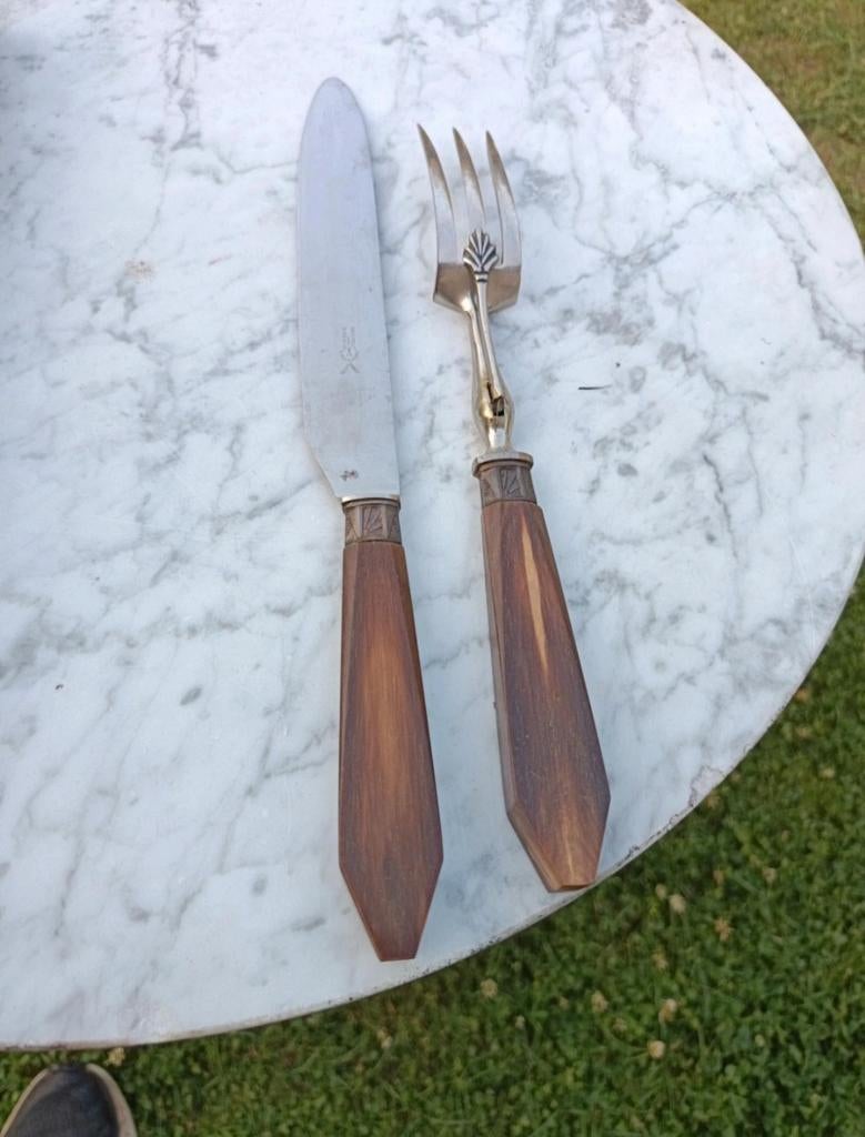 Couvert de service vintage, Antiquités & Art, Enlèvement ou Envoi