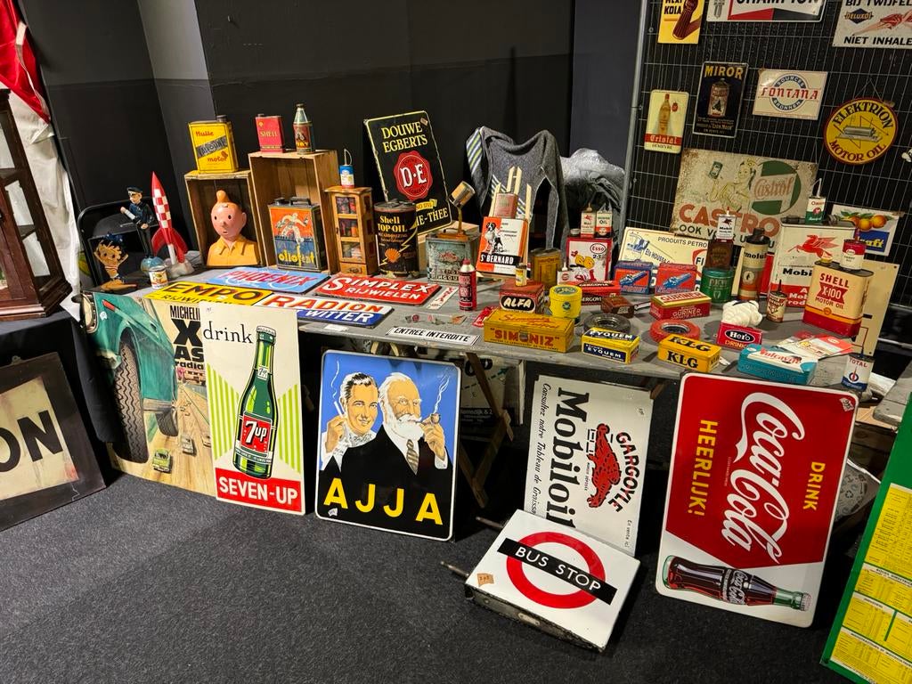 G E Z O C H T : de vieilles publicités pour les garages !, Collections, Marques & Objets publicitaires, Enlèvement, Utilisé, Panneau publicitaire