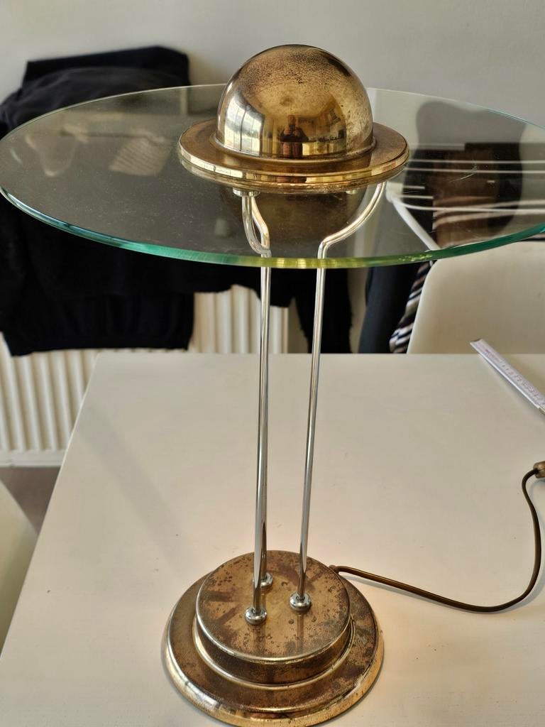Vintage Space Age tafellamp – Massive, Made in Belgium , Enlèvement