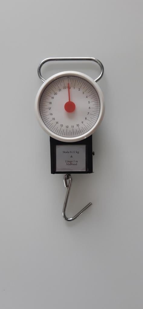Arca analoge weegschaal 0–22 kg + Meetlint tot 100 cm! ️, Watersport en Boten, Ophalen of Verzenden, Gebruikt