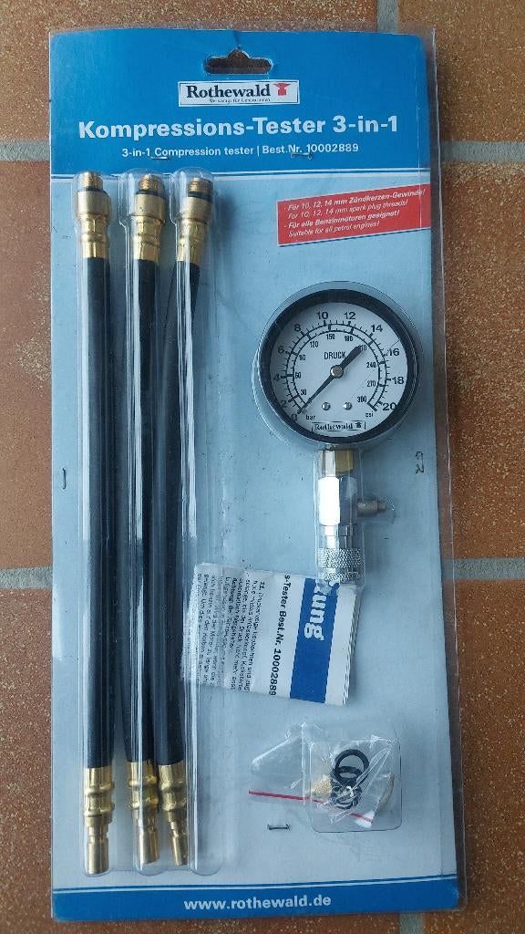 Testeur de compression, Enlèvement, Utilisé