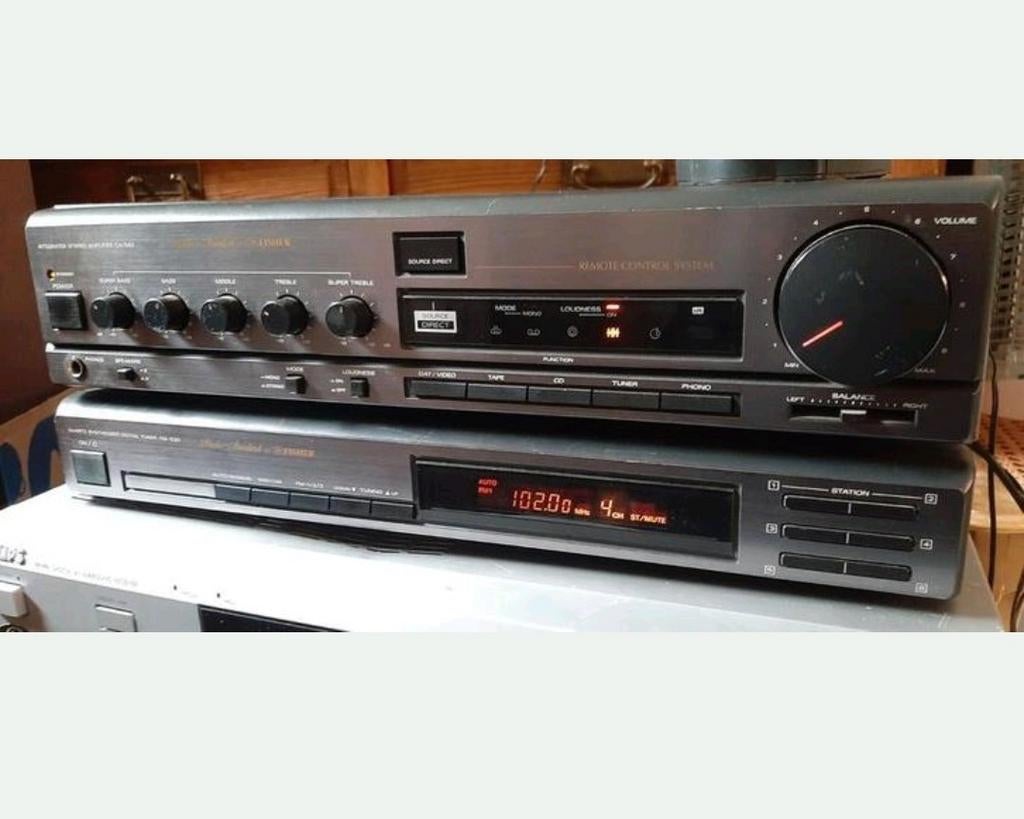 💯👍Prachtige Versterker Tuner  Equalizer Fischer, Ophalen of Verzenden