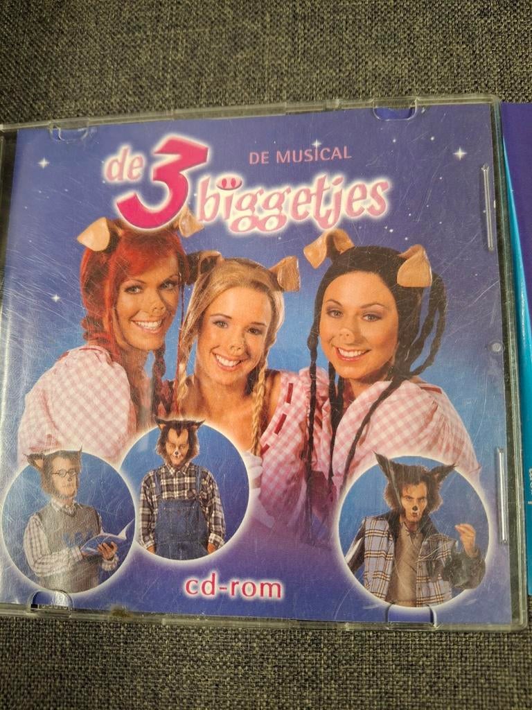 De 3 biggetjes musical cd rom, Ophalen of Verzenden