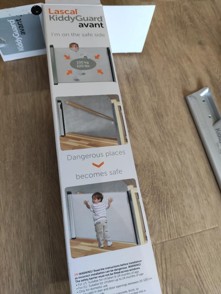 Traphekje tot 120cm, Enfants & Bébés, Barrière rétractable, Comme neuf, Enlèvement, 115 cm ou plus