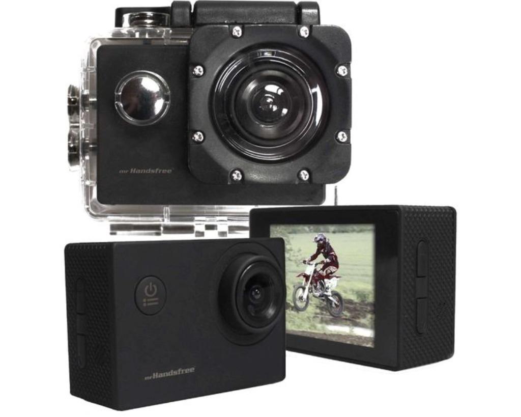 FULL HD SPORTCAMERA MET 2 INCH SCHERM EN ACCESSOIRES, Ophalen of Verzenden, Nieuw, Minder dan 10 meter, Camera