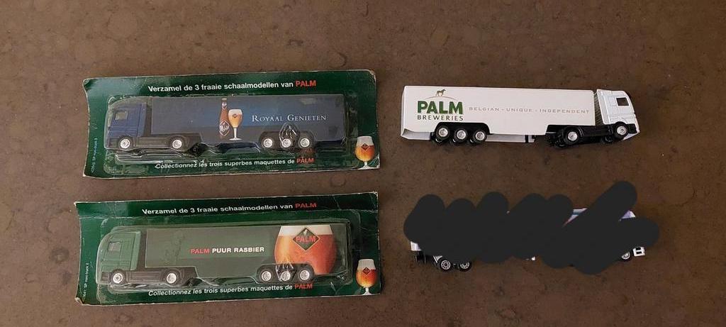 Mini truck PALM  3 verschillende  van PALM, Verzamelen, Merken en Reclamevoorwerpen, Ophalen of Verzenden