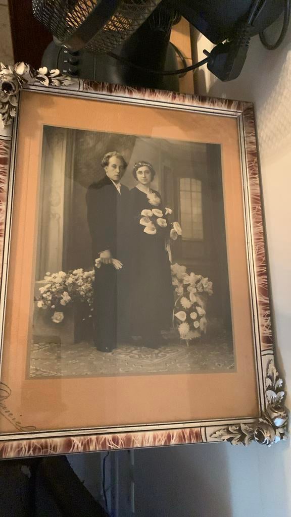 Vintage foto kader, Huis en Inrichting, Woonaccessoires | Lijsten, Ophalen of Verzenden