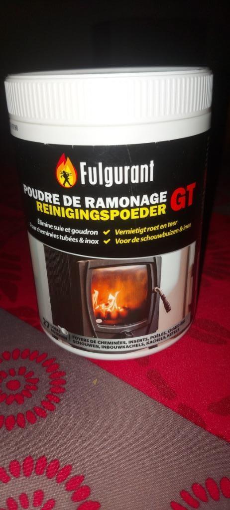 Fulgurant Reiniginspoeder, Huis en Inrichting, Kachels, Zo goed als nieuw, Vrijstaand, Kolenkachel, Overige brandstoffen, Ophalen