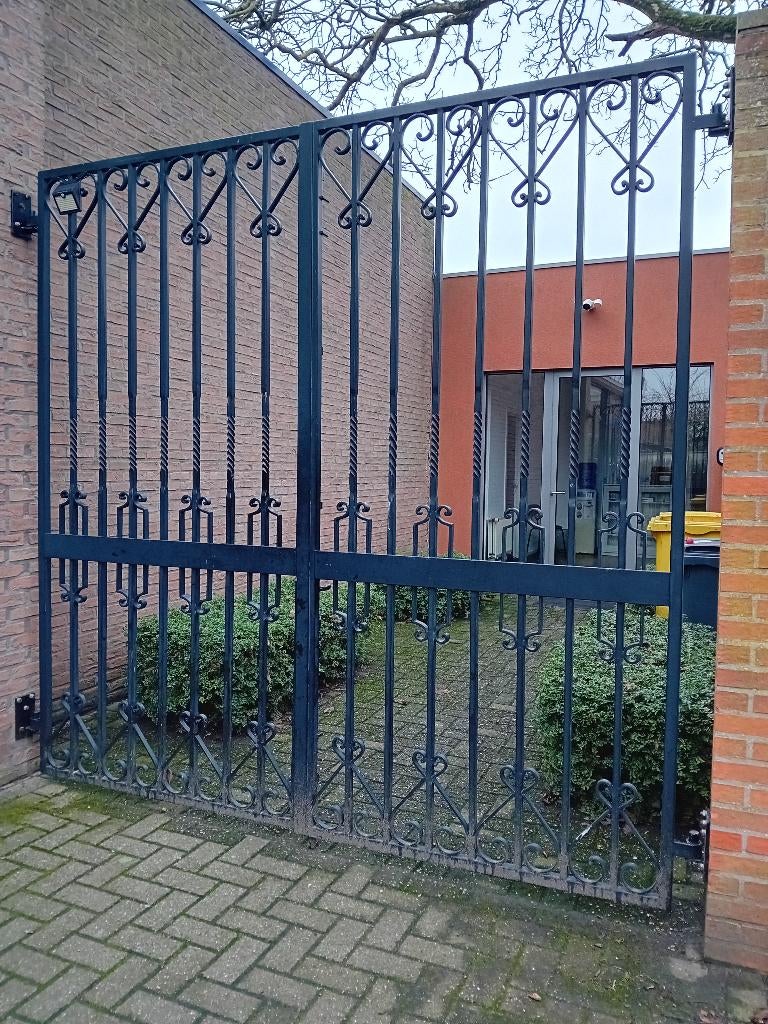 Poort smeedijzer, Tuin en Terras, Tuinpoorten, Ophalen, Gebruikt, 200 cm of meer, IJzer