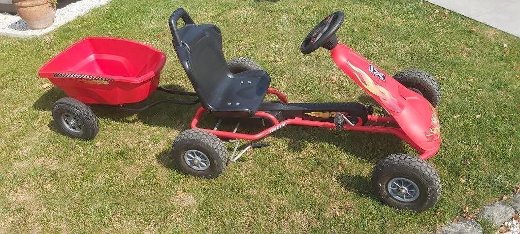 Go-car/skelter ferbedo, Enfants & Bébés, Jouets | Extérieur | Go-cart & Cuistax, Enlèvement, Comme neuf, Autres marques, Avec chariot ou remorque