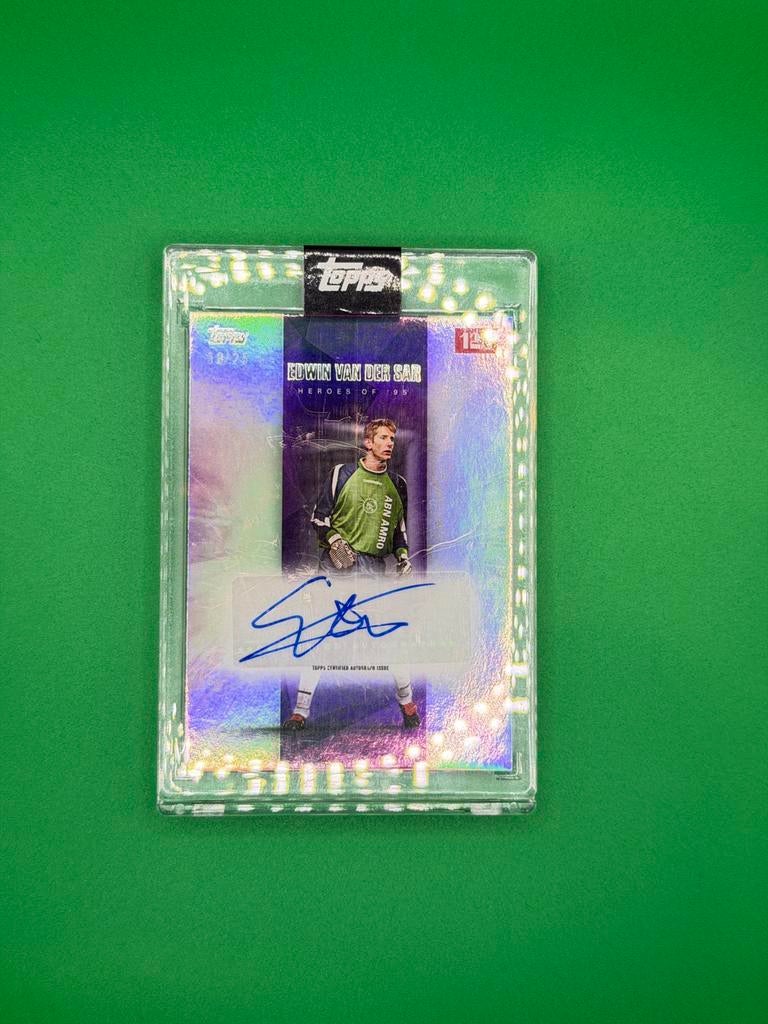 2025 Topps AFC Ajax 125th Edwin Van der Sar Auto 18/25, Ophalen of Verzenden