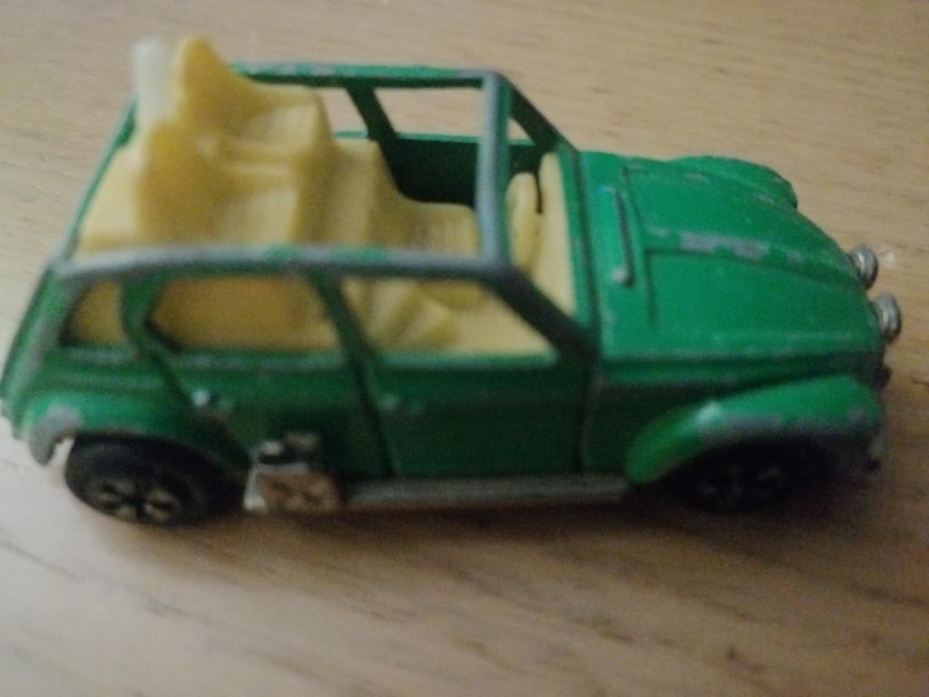 MAJORETTE MAHARADJA CITROËN DYANE N237 ECH 1/60 VERTE MADE, Enlèvement ou Envoi, Utilisé