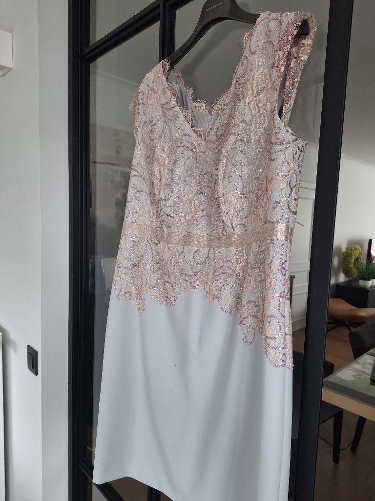 gelegenheidskleed  maat 44 linea rafaelli met  handtas, Kleding | Dames, Ophalen, Zo goed als nieuw, Maat 42/44 (L)