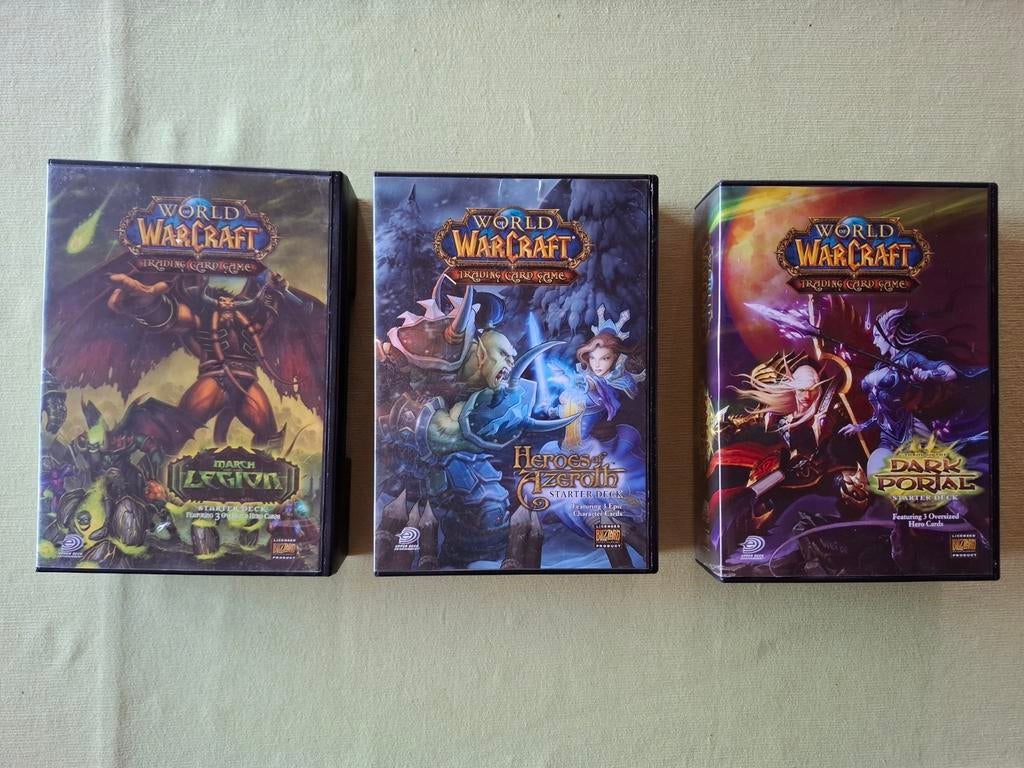 Lot de 3 jeux de cartes à collectionner World of Warcraft., Enlèvement ou Envoi, Comme neuf