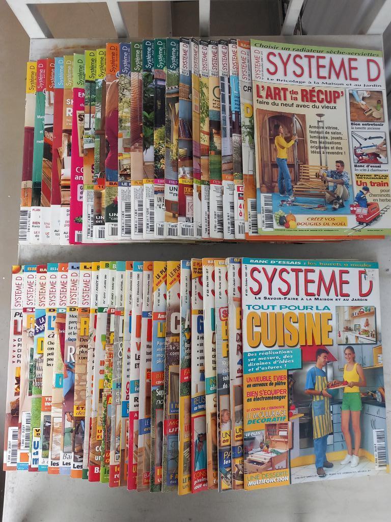 44 REVUES  DE SYSTEME D du N.621 au N.712, Enlèvement, 1980 à nos jours, Journal ou Magazine