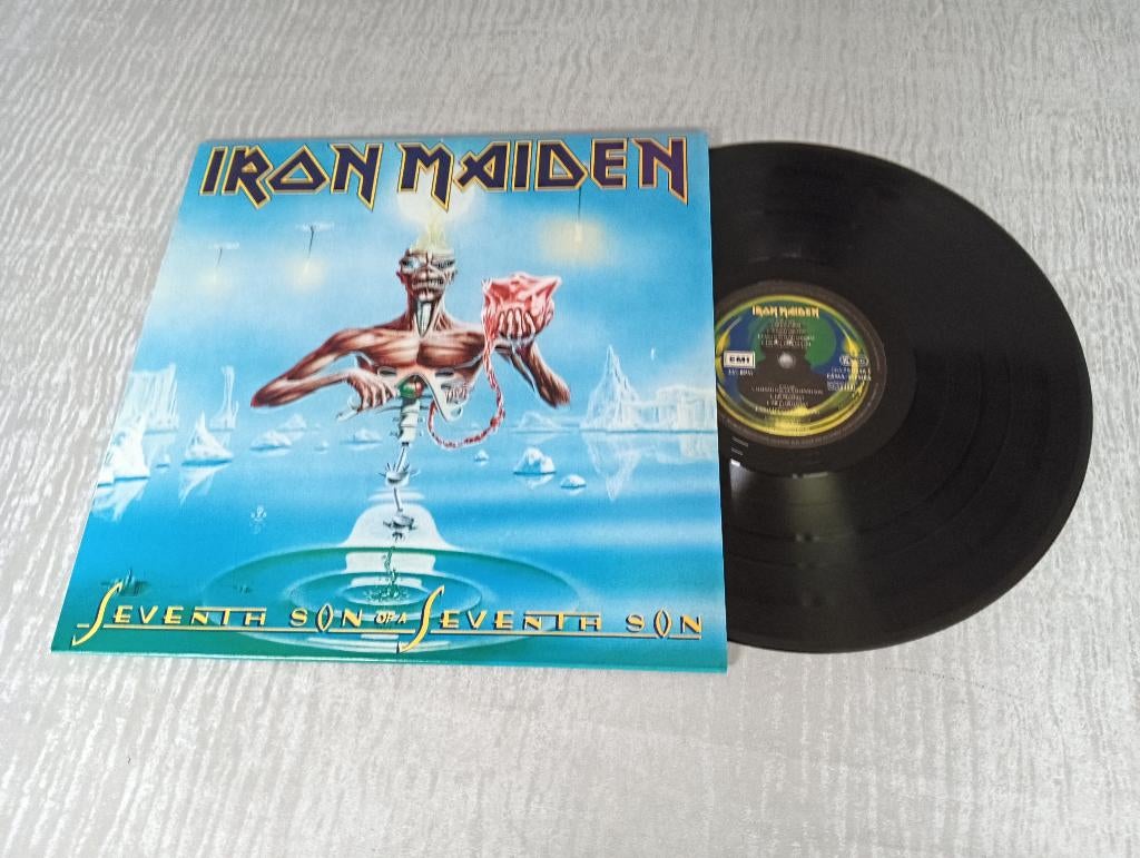 Iron Maiden  Lp  Seventh Son of a Seventh Son - black vinyl, Cd's en Dvd's, Vinyl | Hardrock en Metal, Ophalen of Verzenden, Zo goed als nieuw