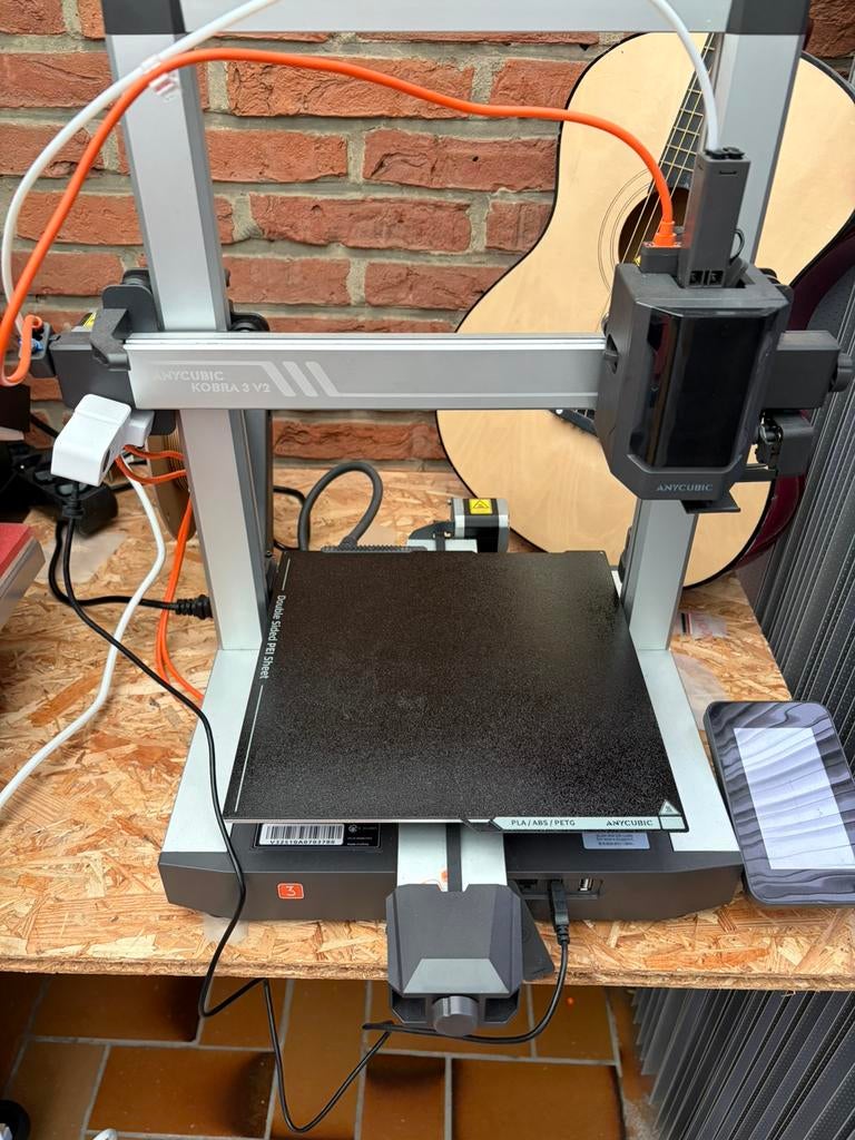 Anycubic kobra 3v2, Computers en Software, 3D Printers, Ophalen, Zo goed als nieuw