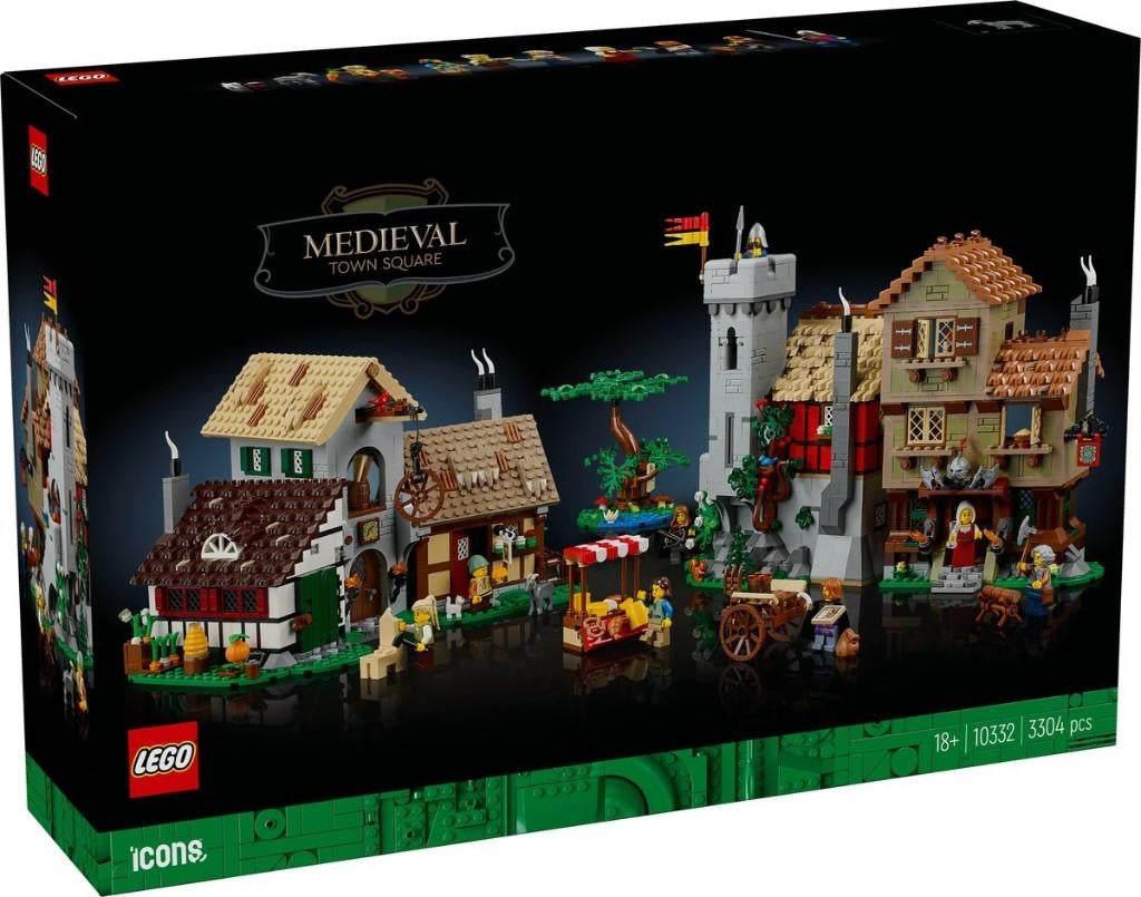 LEGO 10332 Medieval Town Square ** NIEUW **, Lego, Nieuw, Ophalen of Verzenden, Icons