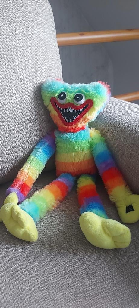 Huggy Wuggy Knuffel - regenboog - Poppy playtime, Kinderen en Baby's, Ophalen, Overige merken, Overige karakters, Overige typen