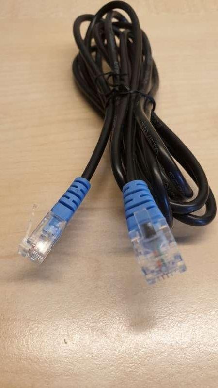RJ11 kabel vr ADSL, DSL, telefoon, modem, 10mm breed, nieuw!, Telecommunicatie, ISDN en ADSL, Modem, Ophalen