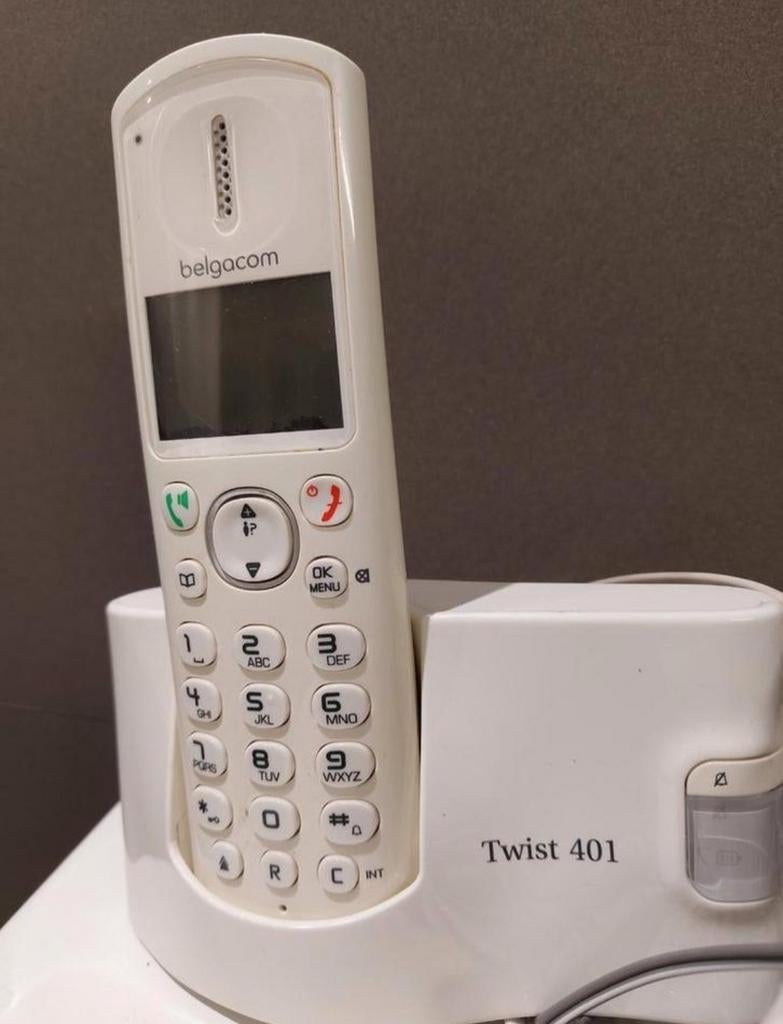 téléphone sans fil belgacom twist 401, Télécoms, Téléphones fixes | Combinés & sans fil, Enlèvement ou Envoi, Comme neuf