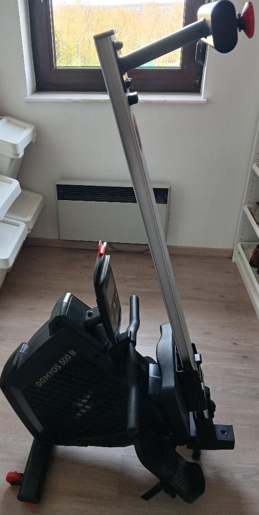 Rameur Domyos 500B, Sports & Fitness, Appareils de fitness, Utilisé, Rameur, Bras, Jambes, Pectoraux, Abdominaux, Dos, Enlèvement