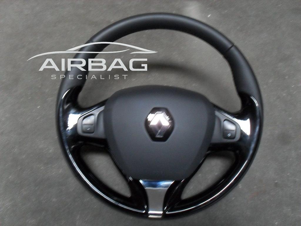 Renault Clio Captur Leren Stuur Zwart 2013-2019 631651100B 4, Gebruikt, -, Renault, -