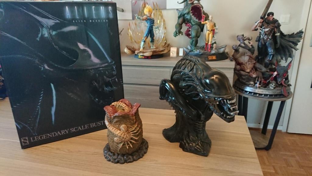 Alien Warrior Legendary Scale Bust Sideshow Collectibles, Ophalen, Zo goed als nieuw
