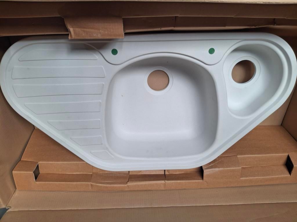 Evier d'angle Franke neuf COG651, Enlèvement, Neuf, Blanc