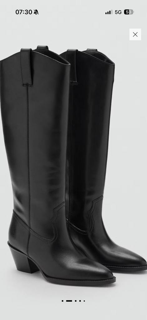 Bottes Zara 36 cuir, Dieren en Toebehoren, Paardrijkleding, Ophalen of Verzenden, Zo goed als nieuw