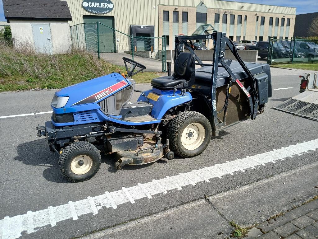 Iseki SXG22 zitmaaier, Tuin en Terras, Zitmaaiers, Ophalen, Gebruikt, Opvangbak, 120 cm of meer