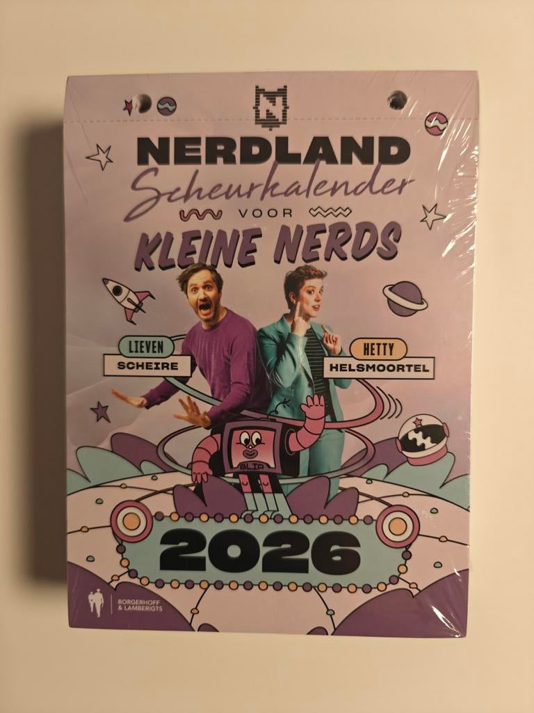Nerdland - Scheurkalender voor kleine nerds 2026, Ophalen of Verzenden