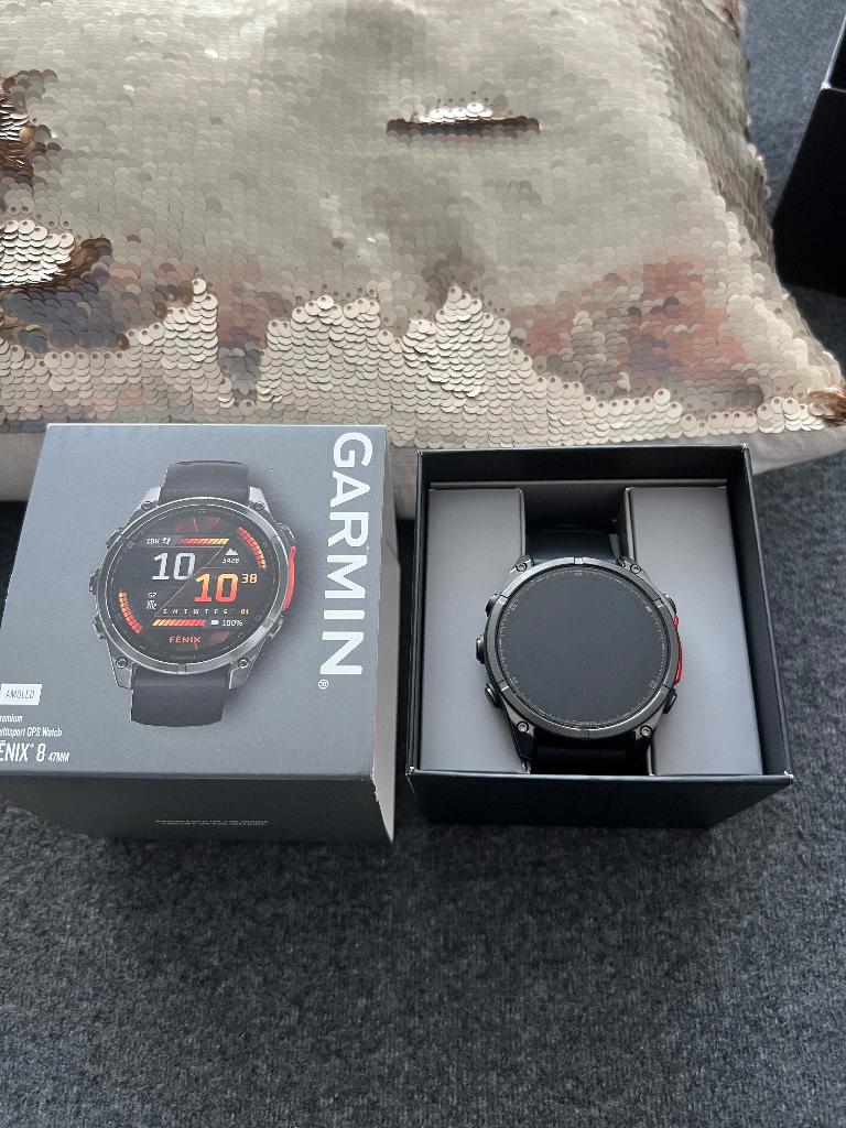 Te koop: Garmin Fenix 8 – 47 mm (NIEUW), Neuf, Étanche, Enlèvement ou Envoi, Garmin