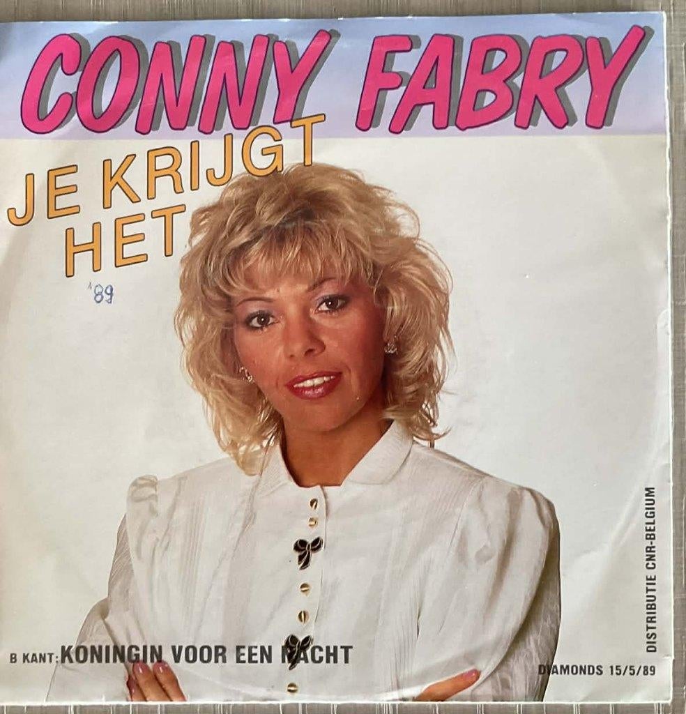 Conny Fabry  "Je krijgt het", Ophalen of Verzenden, Zo goed als nieuw, Levenslied of Smartlap