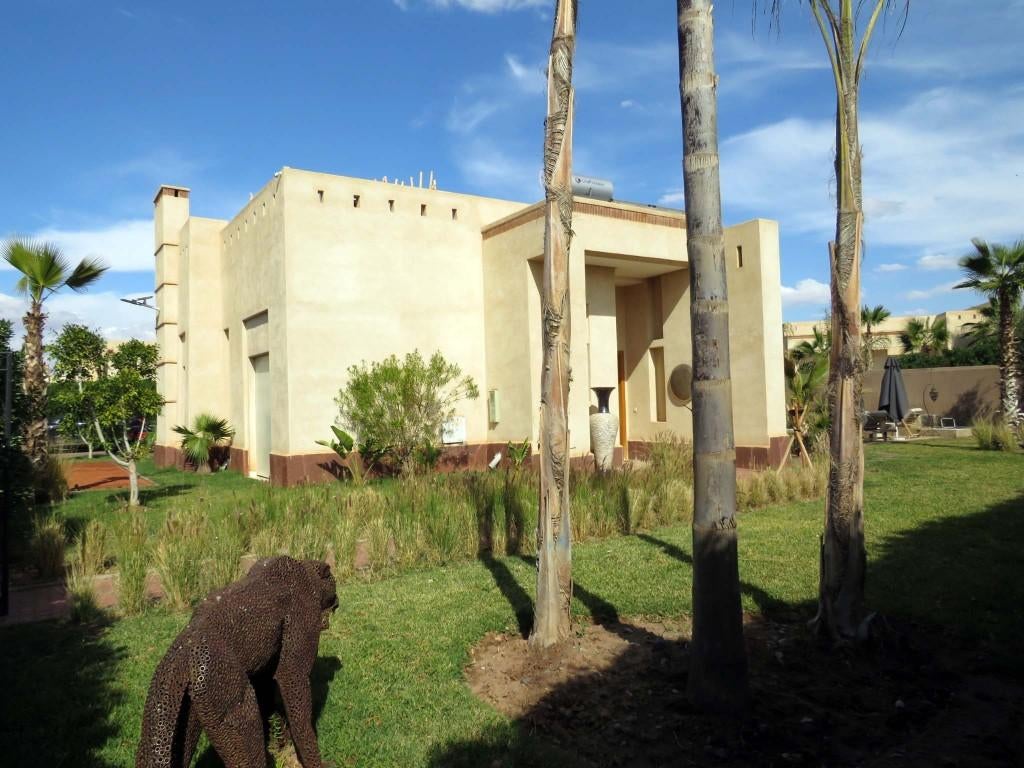 Villa 3 suites avec piscine, spa et rooftop vue Atlas, Vakantie, Vakantiehuizen | Overige landen, Tuin