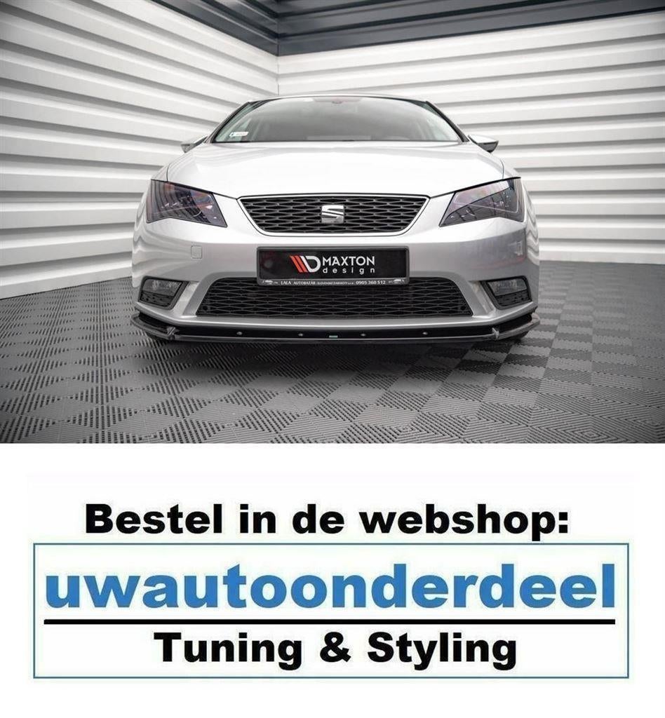 Maxton Spoiler Voorspoiler Lip Splitter Voor Seat Leon MK3, Envoi