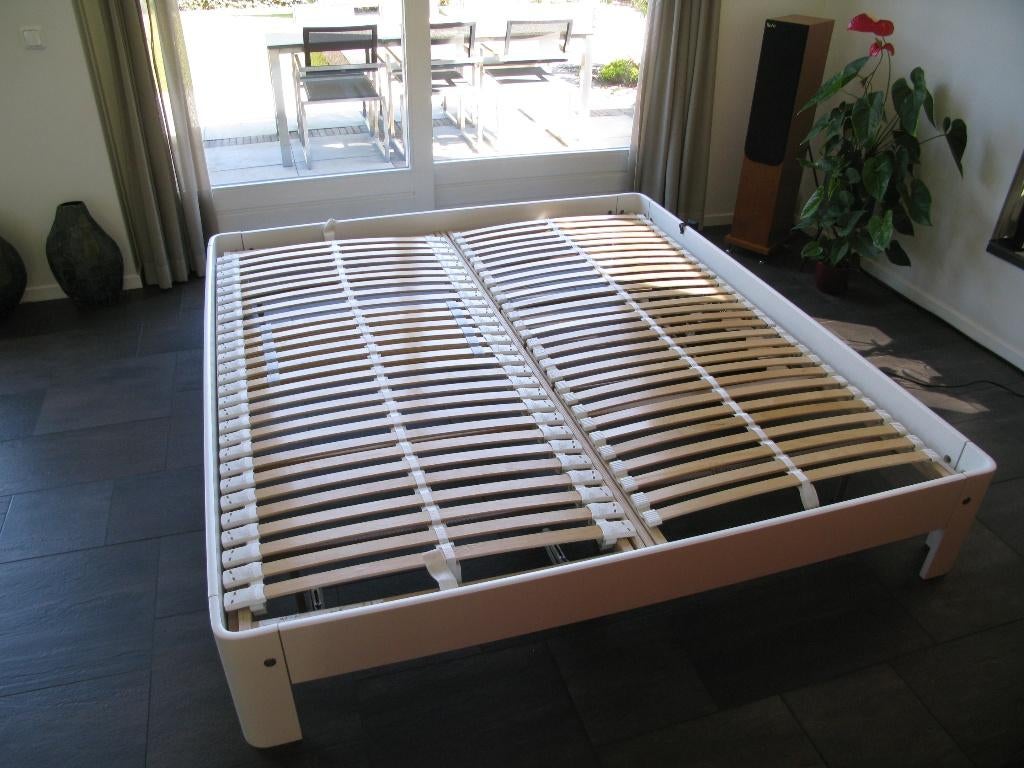 Auping auronde 2-persoons bed 180x200, Huis en Inrichting, Slaapkamer | Bedden, Ophalen, Wit, Tweepersoons, 180 cm