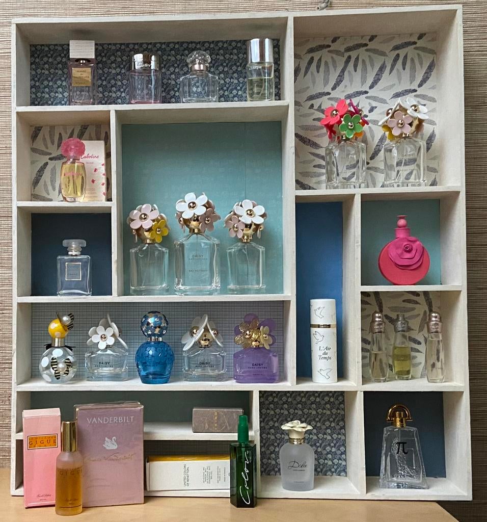 Lot met 27 lege parfumflesjes, Enlèvement, Utilisé, Bouteille de parfum