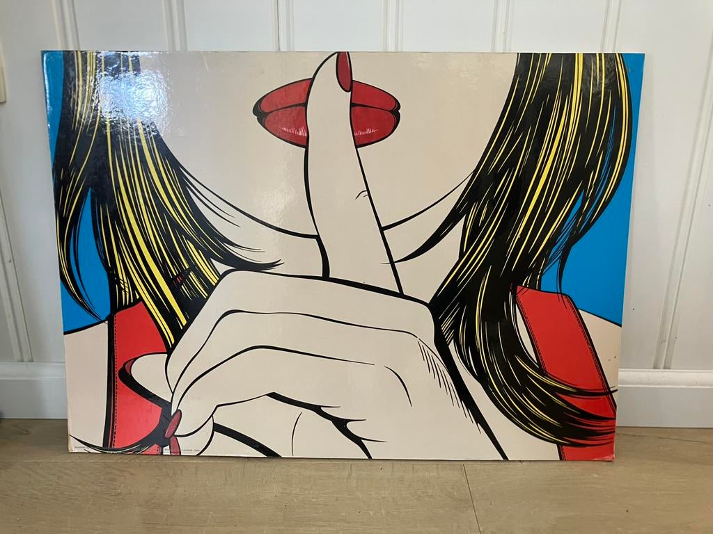 Imprimé pop art d'IKEA « Sssshhh » -Deborah Azzopardi., Enlèvement