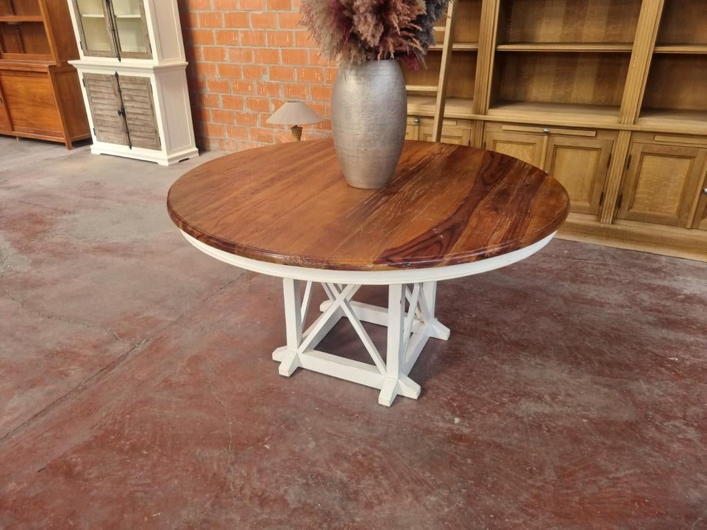 Massief houten eettafel GRATIS LEVERING, Huis en Inrichting, Tafels | Eettafels, Ophalen, 150 tot 200 cm, Maison du monde, Vijf personen of meer