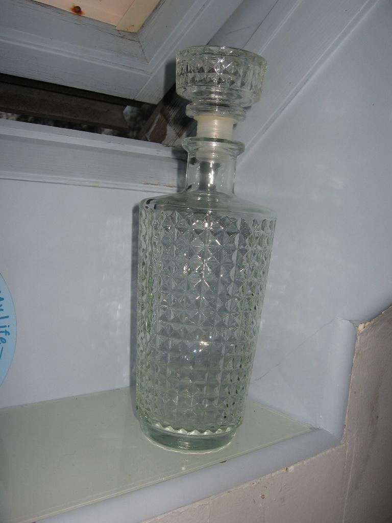 Keuze tussen 2 flessen alcohol of likeur met kurk, Verzamelen, Glas en Drinkglazen, Zo goed als nieuw, Overige typen, Ophalen of Verzenden