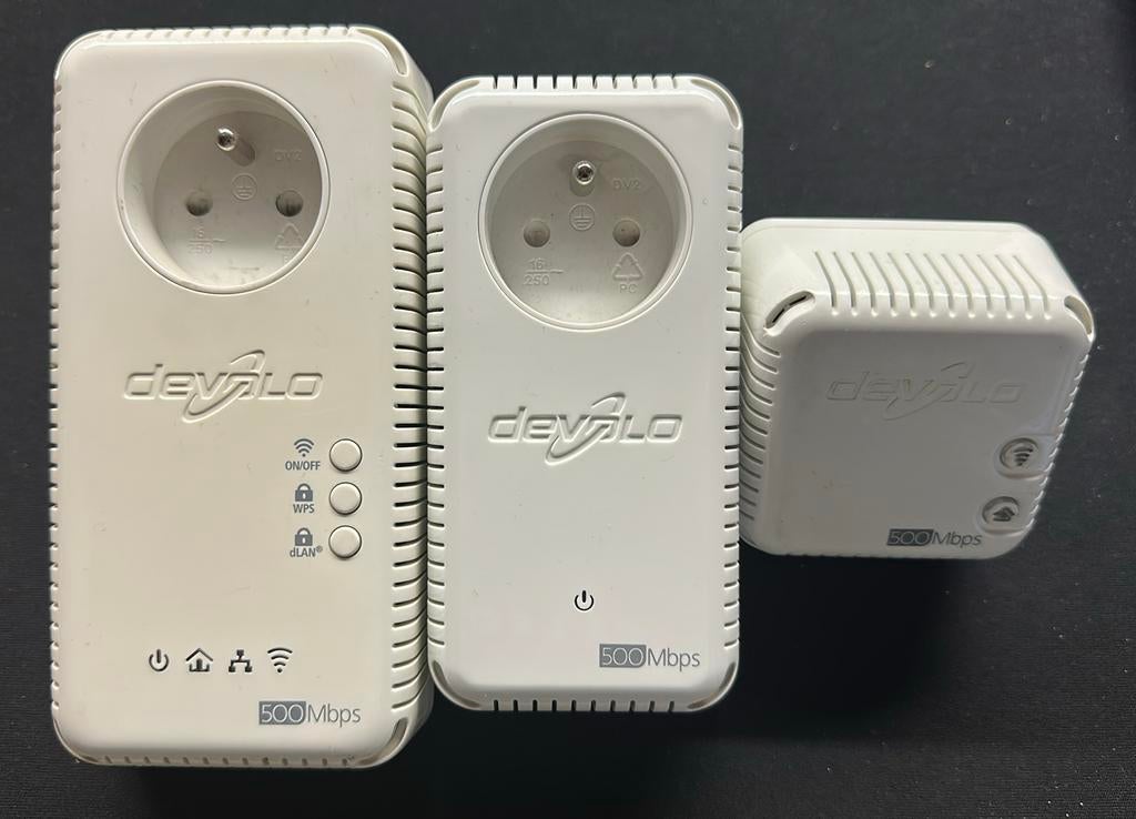 Devolo dLAN 500 AV Wireless+, dLAN 500 duo+ en dLAN 500 wifi, Computers en Software, Powerlines, Ophalen, Zo goed als nieuw