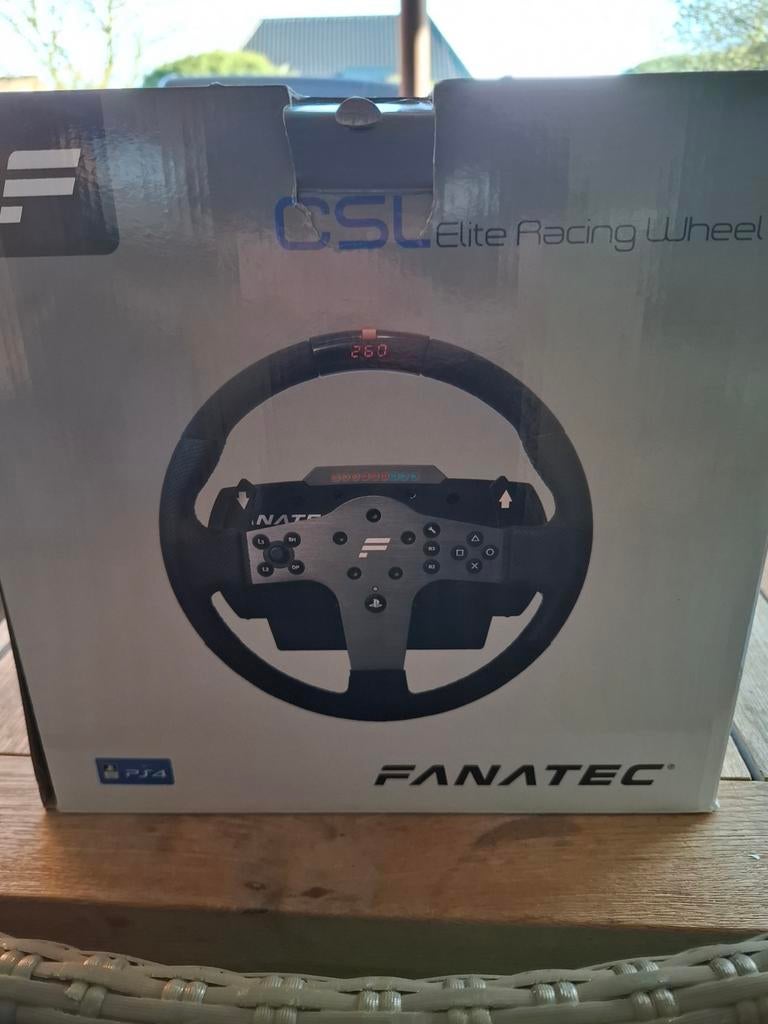 Te koop: Fanatec CSL Elite wheel base inclusief CSL pedals, Enlèvement, Comme neuf, Volant ou Pédales, PlayStation 4
