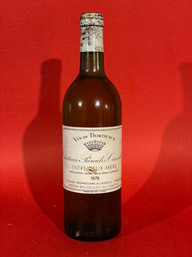 Vintage Bordeaux wijn 1979 Château Paradis, Verzamelen, Wijnen, Ophalen of Verzenden, Zo goed als nieuw, Frankrijk