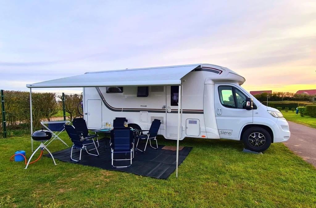 Te huur : Gezellige mobilhome 5p Destelbergen / Gent, Caravanes & Camping, Camping-cars, Autres marques, Jusqu'à 5, Toilette à cassette