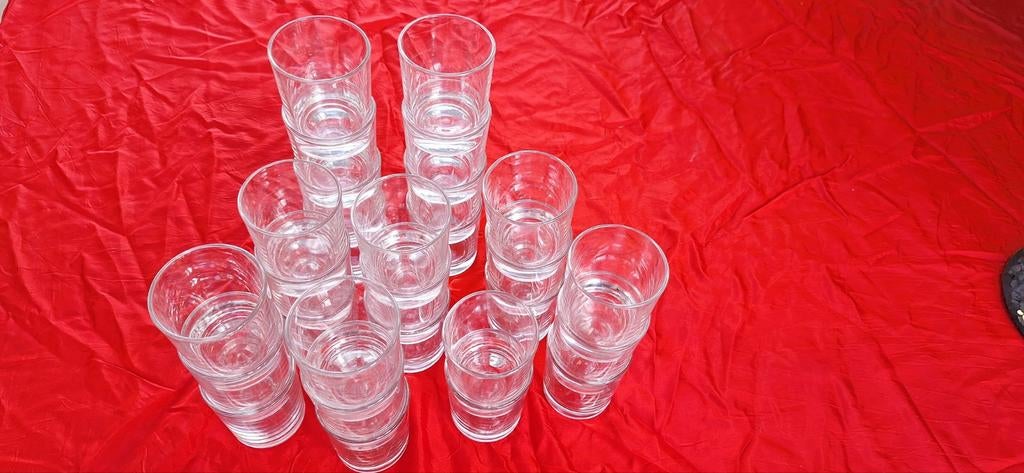 Aperitief- dessertglaasjes (€1/stuk), Huis en Inrichting, Keuken | Servies, Zo goed als nieuw, Glas of Glazen, Effen, Glas, Ophalen of Verzenden