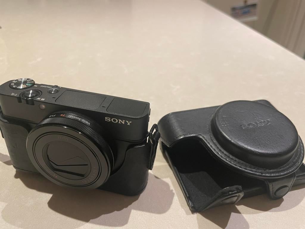 Camera Sony met hoesje, Audio, Tv en Foto, Fotocamera's Digitaal, Ophalen, Gebruikt, Compact, Sony